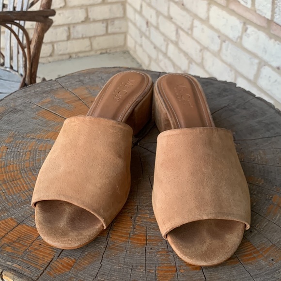 Women’s size 36 (US 6) Mr. Cat tan suede heels - Picture 2 of 7